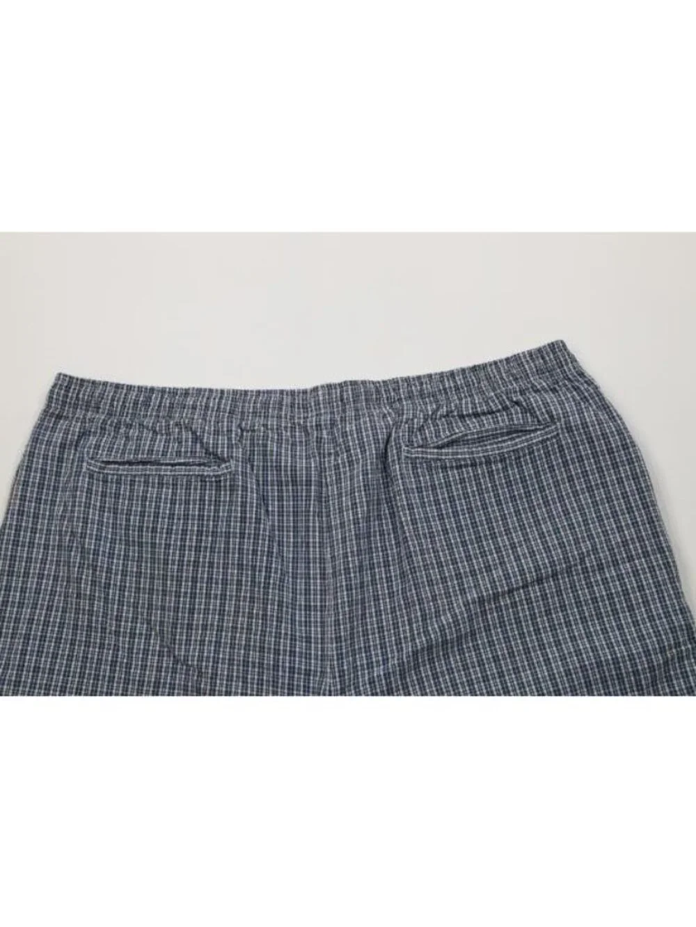 Vintage 90s Streetwear Mens Size XL Faded Above Knee Harem Shorts Plaid Cotton